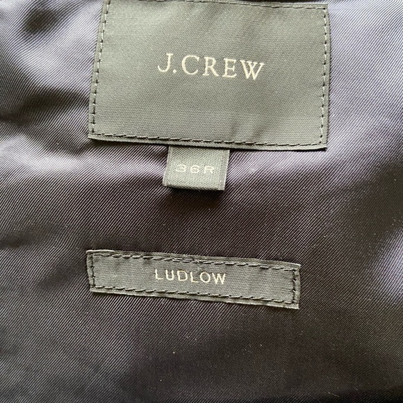 J. Crew Ludlow Loro Piana Men's Grey Blazer Super 120's Italy Four Seasons 38R - Picture 8 of 15